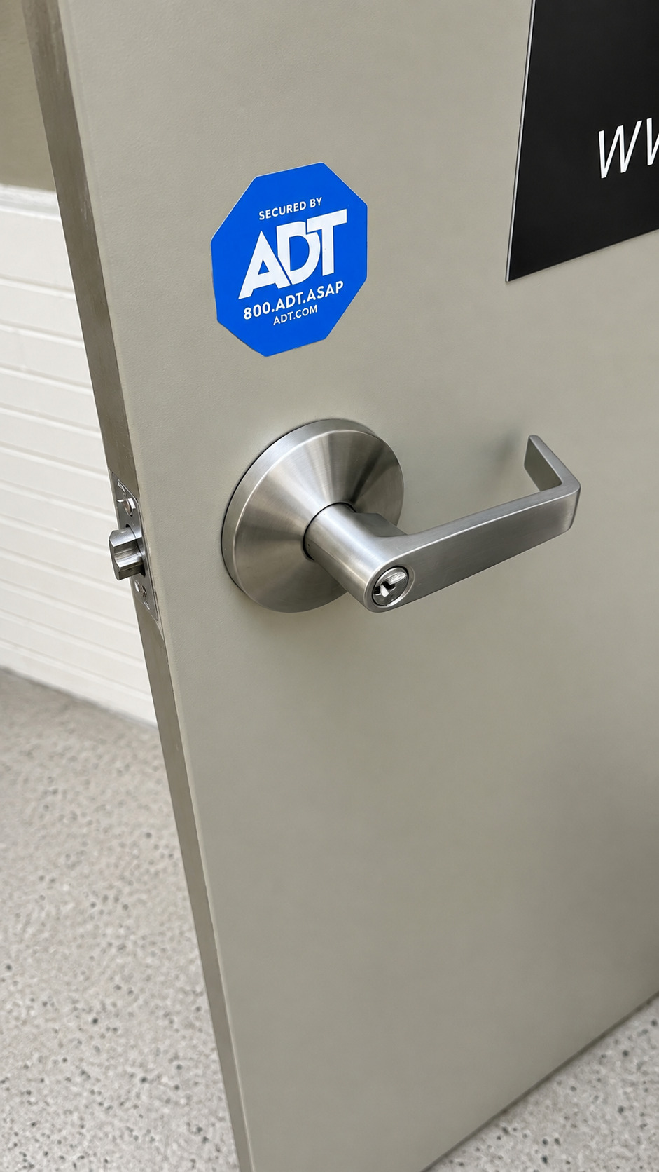 Commercial building door